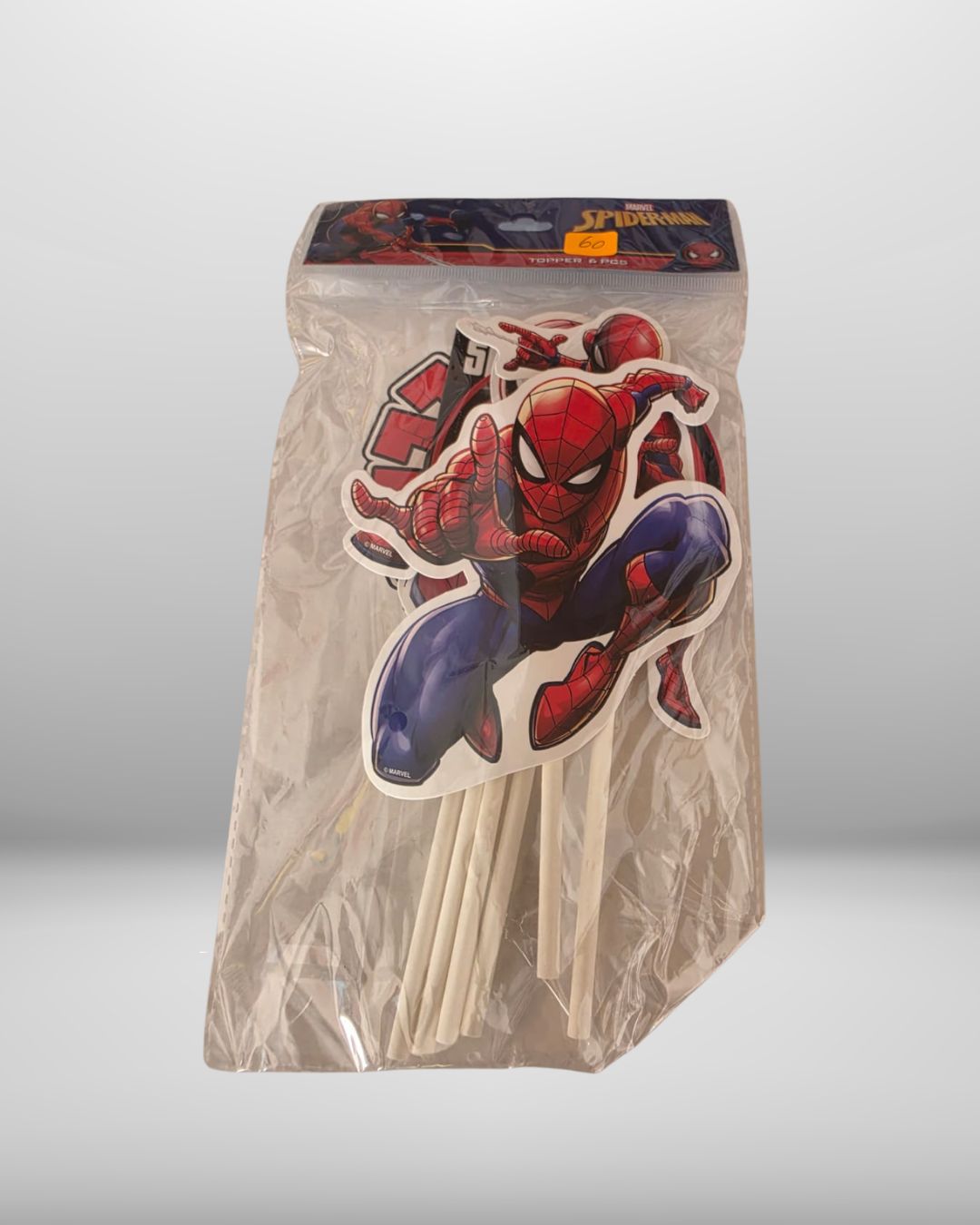 Paquete de toppers decorativos de Spiderman