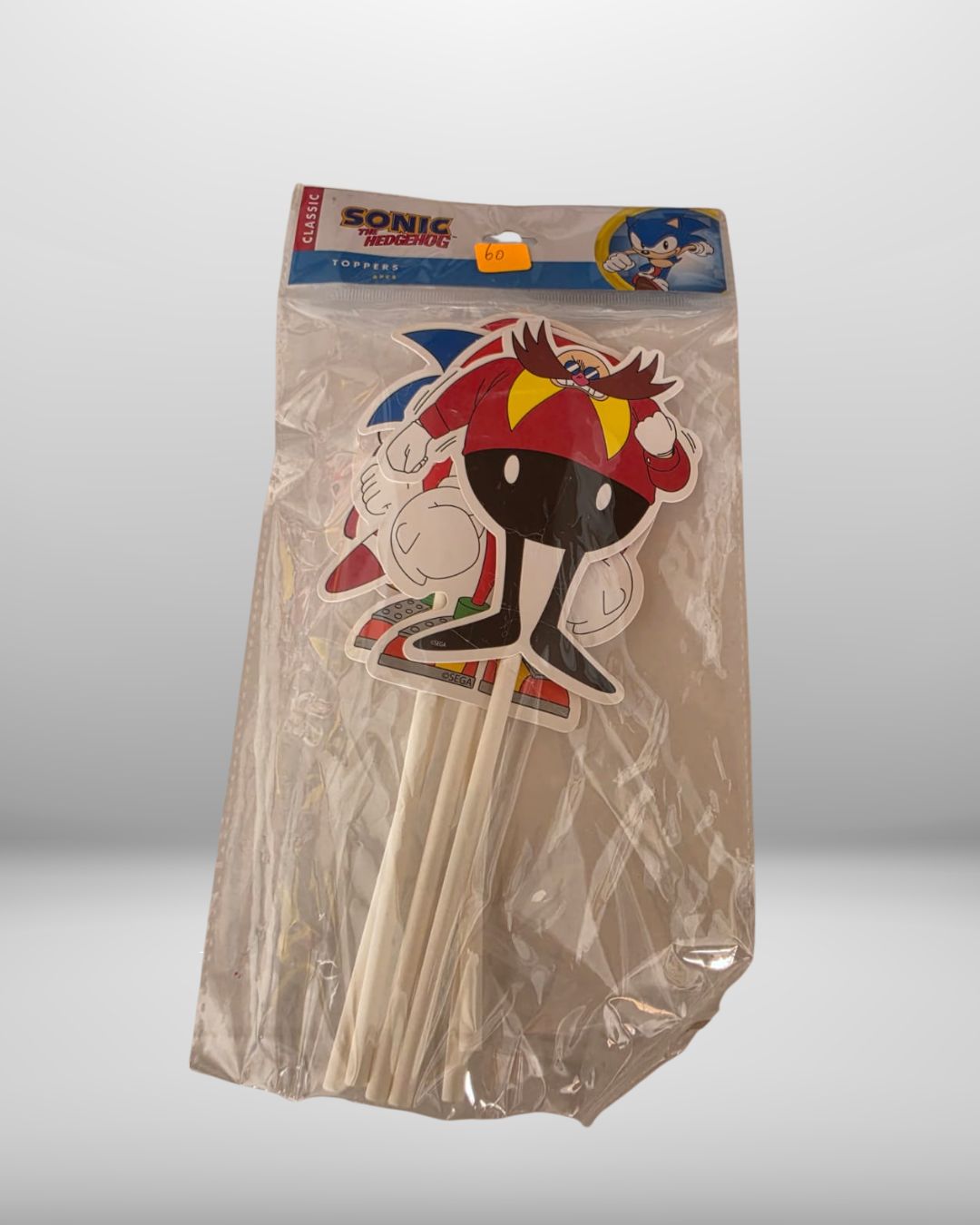 Paquete de toppers decorativos de Sonic