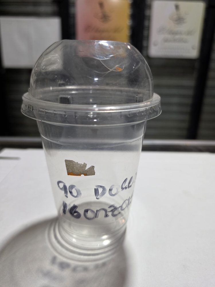 Vaso plástico transparente 16 oz con tapa domo