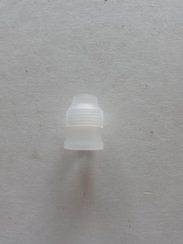 Acoplador plástico para duyas, pieza suelta